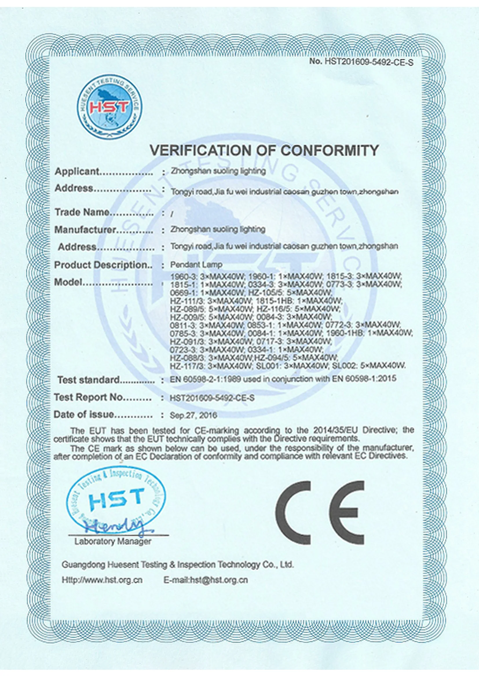 CE Marking