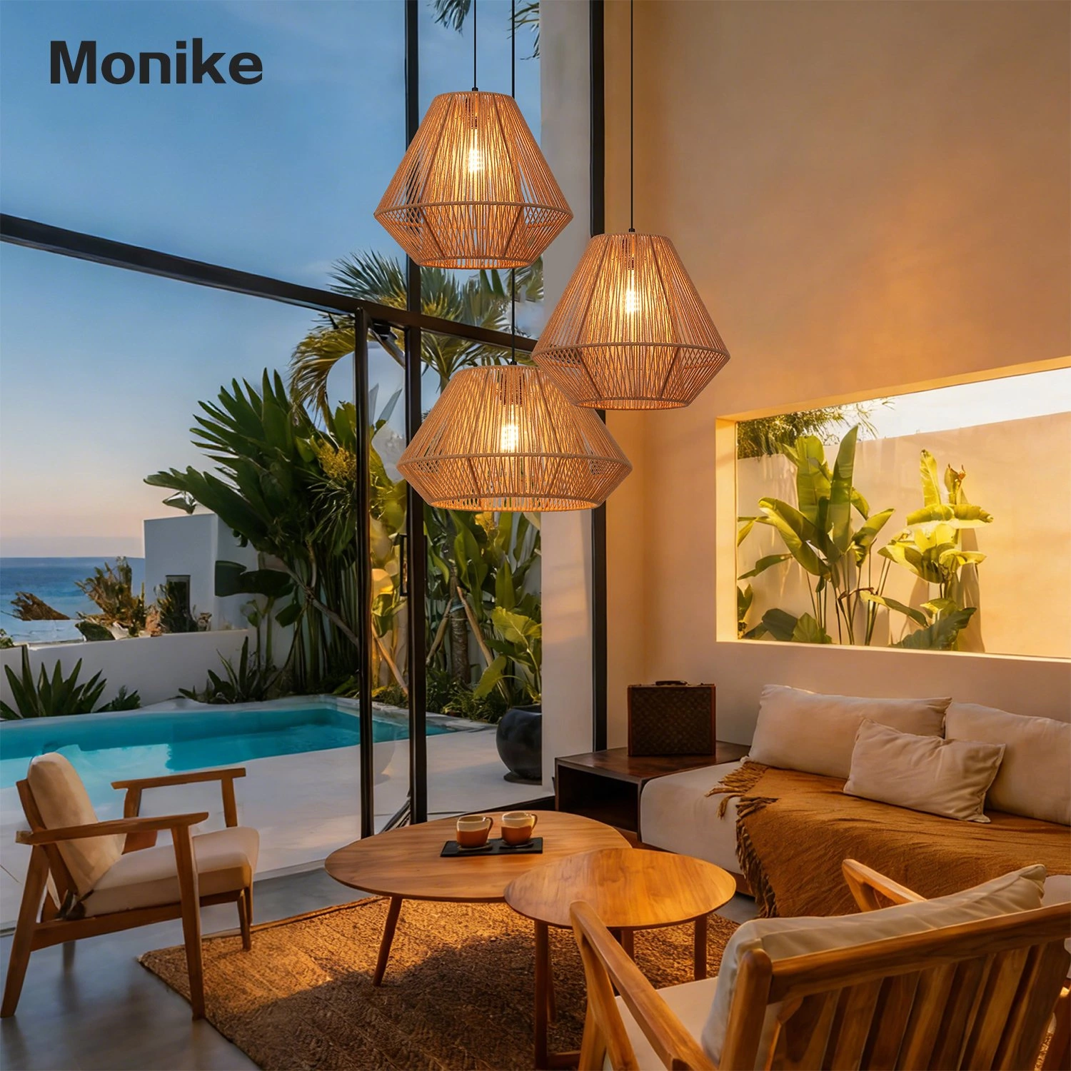 Hemp Rope Pendant Light