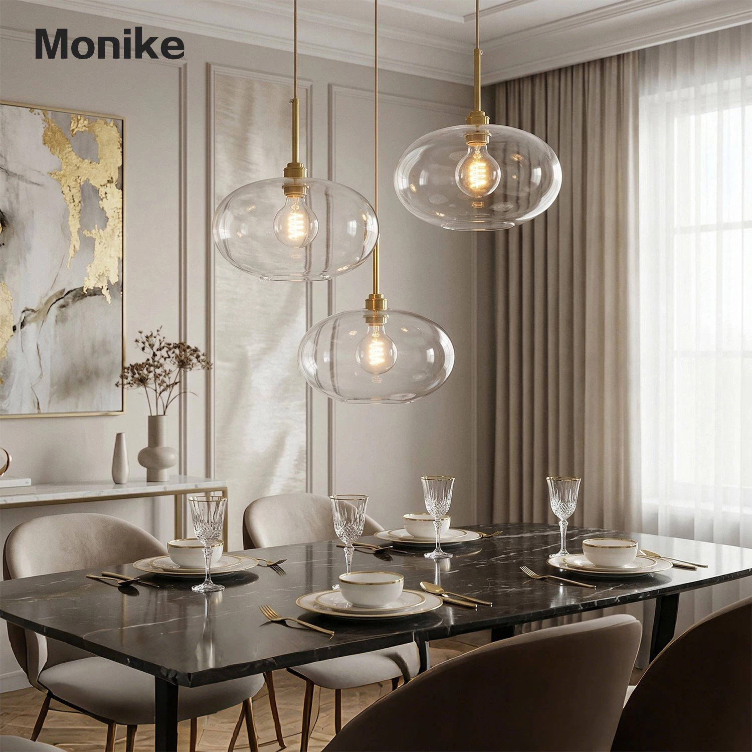 Modern Glass Pendant Light