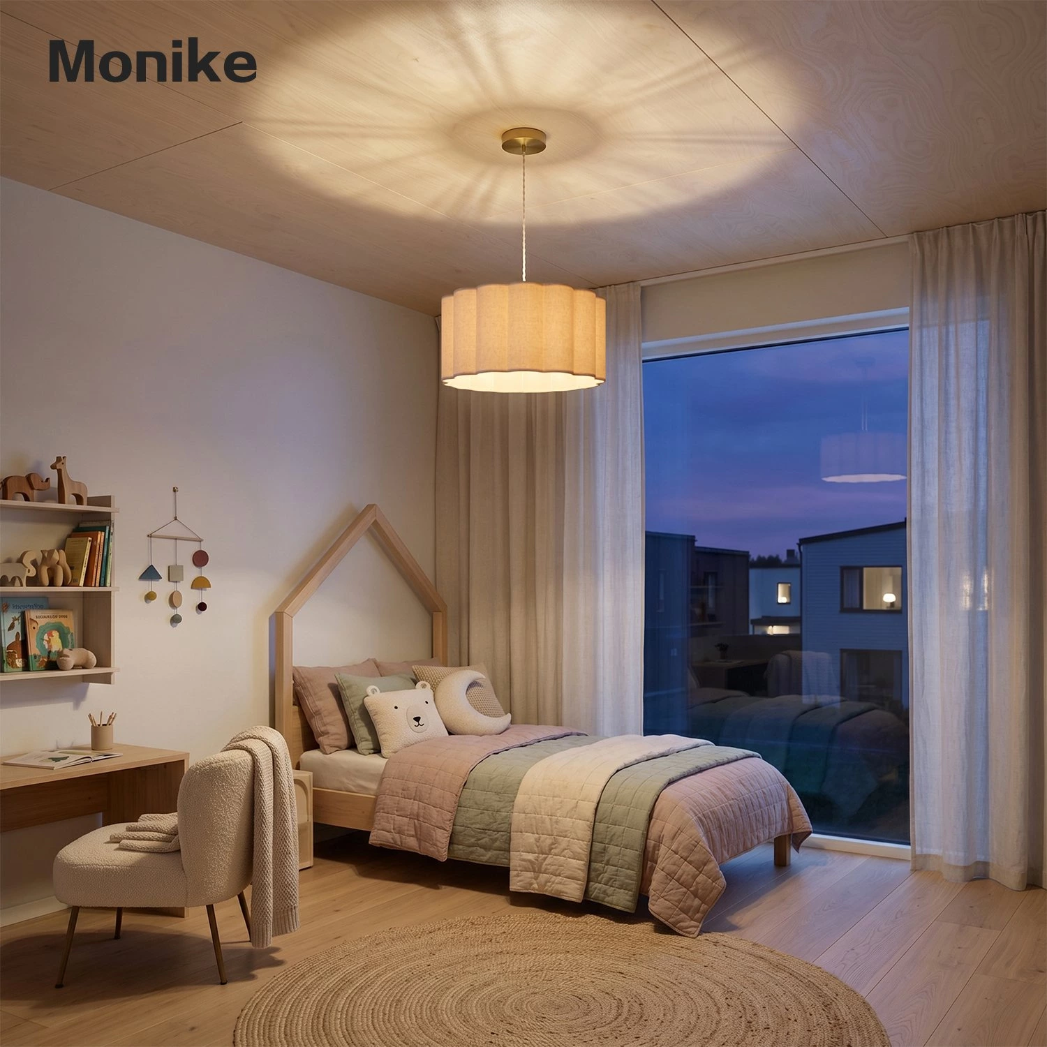 Fabric Pendant Light