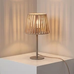 woven table lamp
