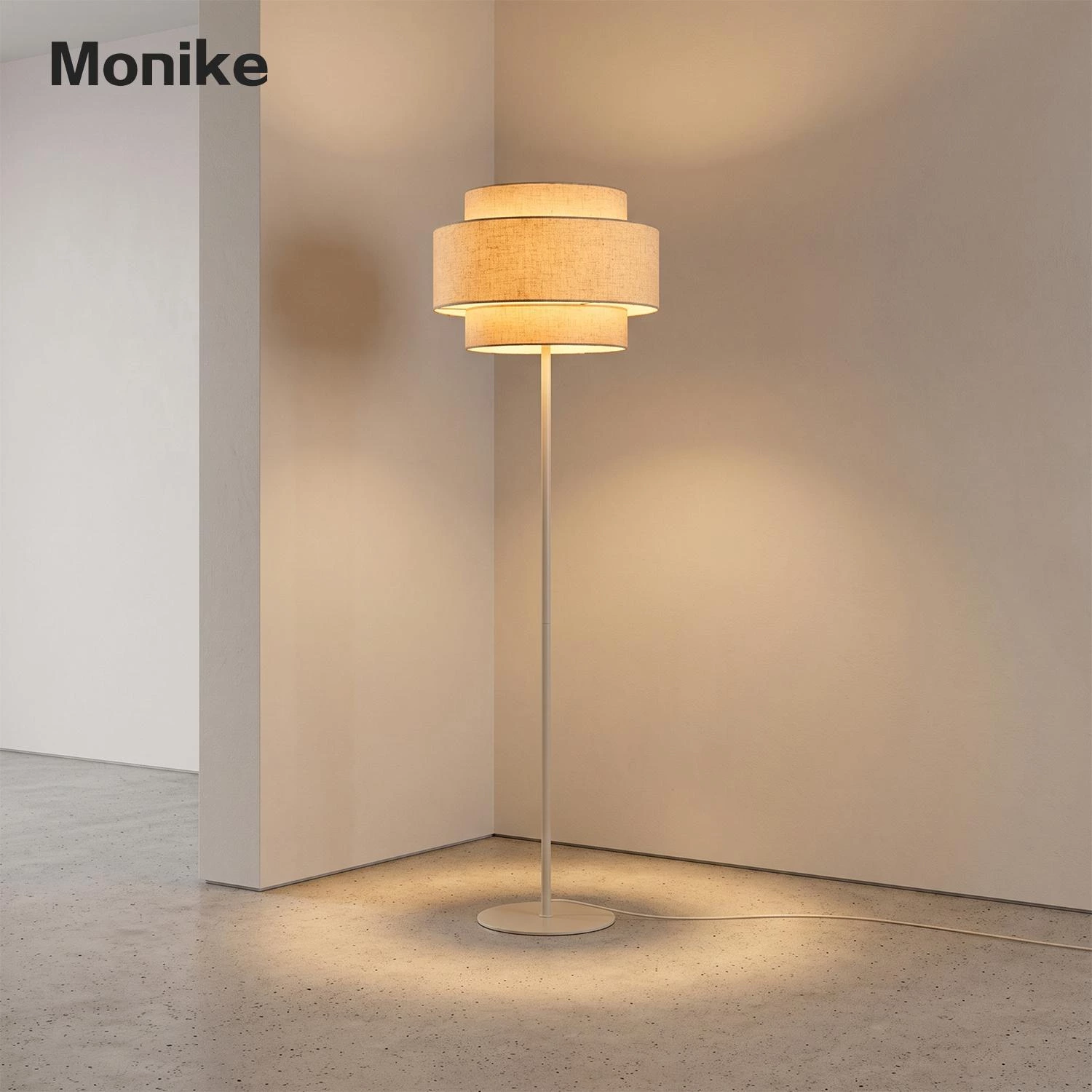 fabric floor lamp