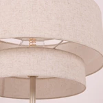 linen floor lamp