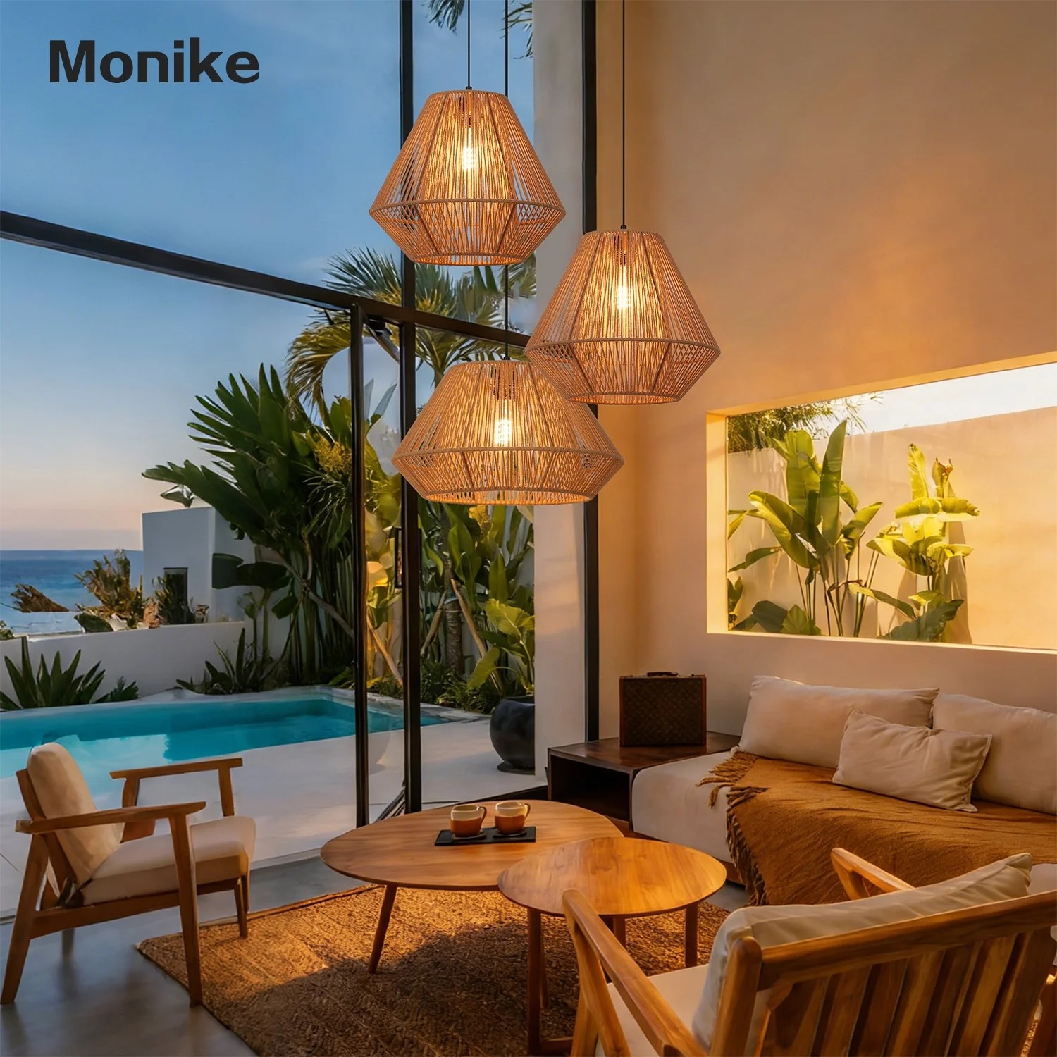 Hemp Rope Pendant Light