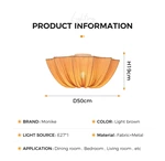 Fabric Ceiling Light