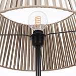 hand-woven floor lamp