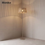 rattan floor lamp