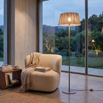 rattan style floor lamp