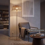 woven floor lamp