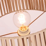 rattan floor lamp