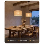 fabric pendant light