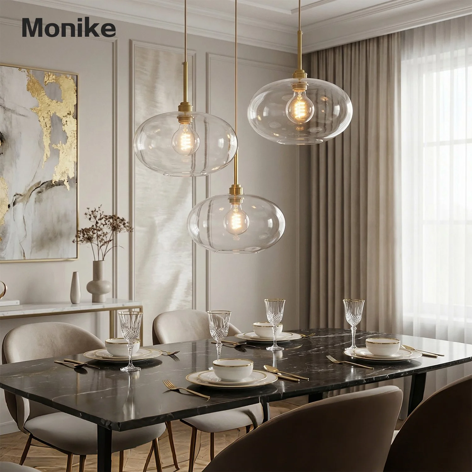 Modern Glass Pendant Light