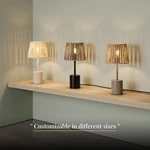 handwoven table lamp