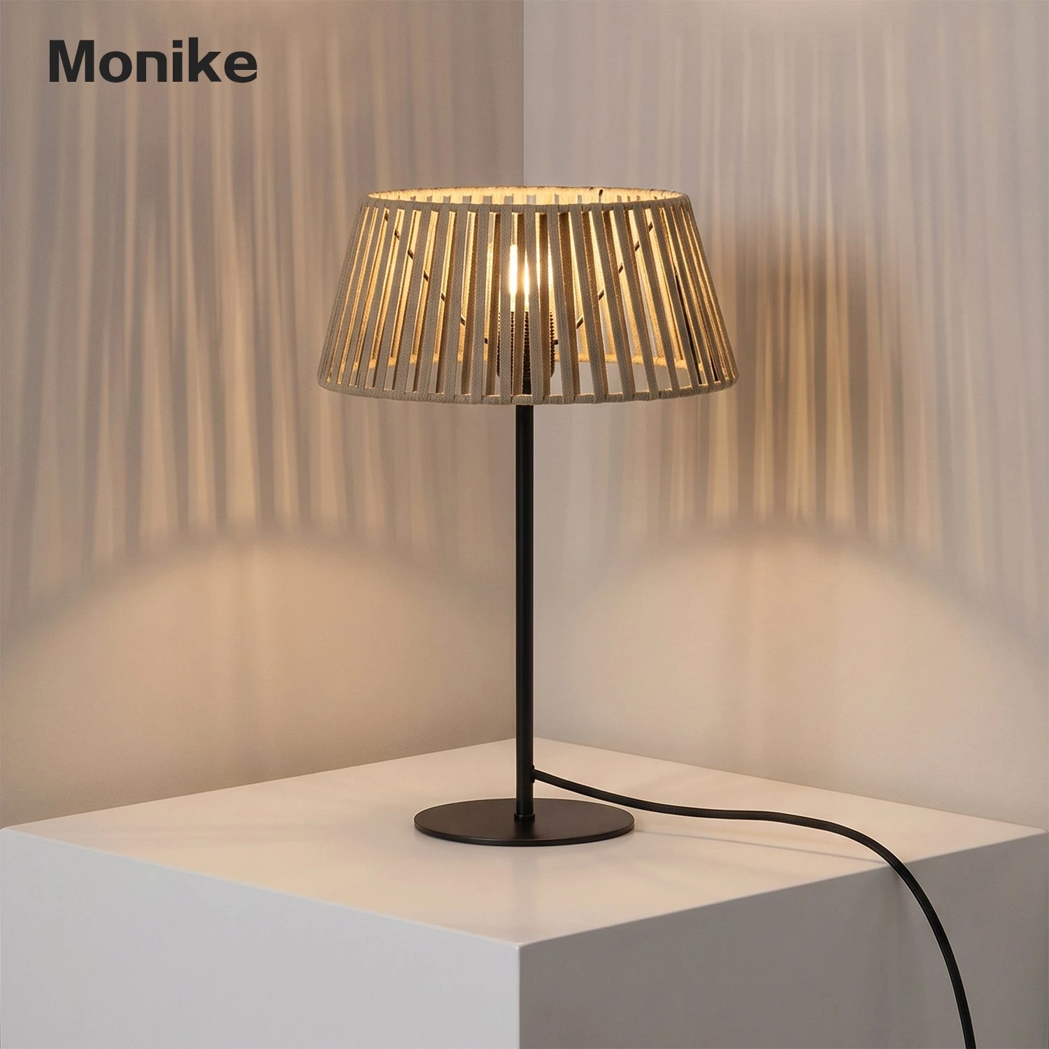 cotton thread table lamp