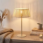 woven table lamp
