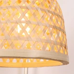 wall mounted bamboo light