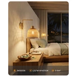 bamboo wall light