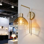 glass wall lamp