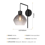 glass wall lamp