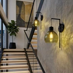 modern glass wall lamp