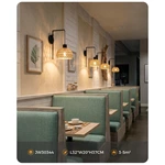 rattan wall lamp