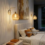gold wall sconce