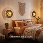 cotton thread wall light