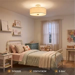 fabric ceiling light