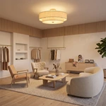 fabric ceiling lamp