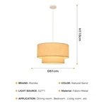 fabric shade lamp
