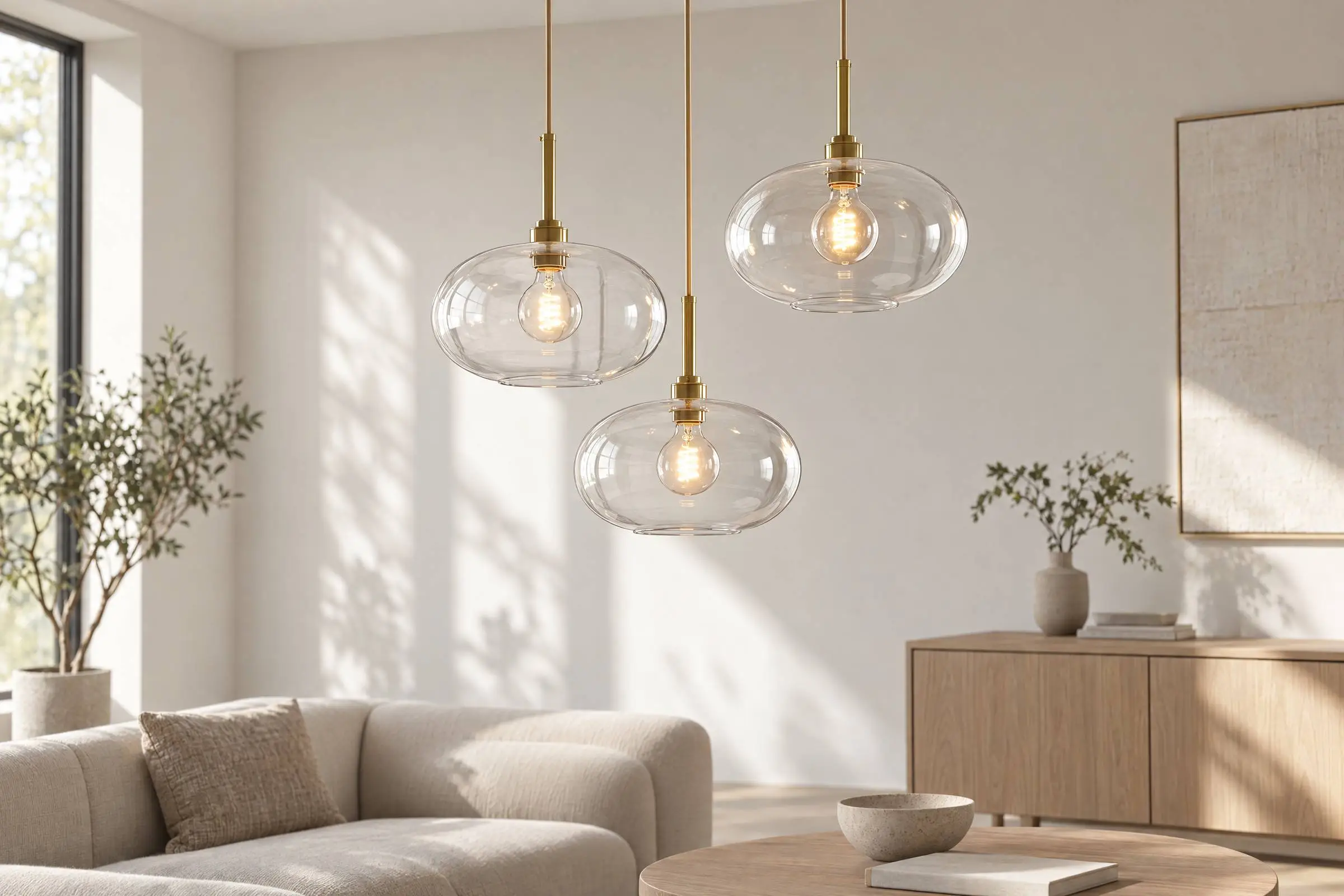Glass Hanging Lights